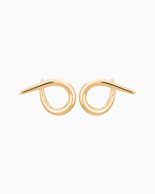 BOUCLES D'OREILLES PUNK HOOP VERMEIL