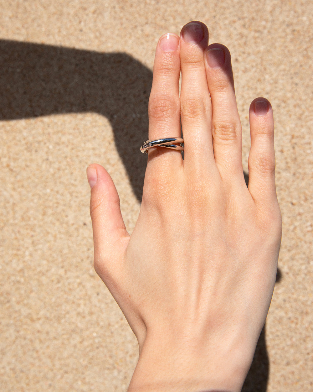 BAGUE INITIAL ARGENT