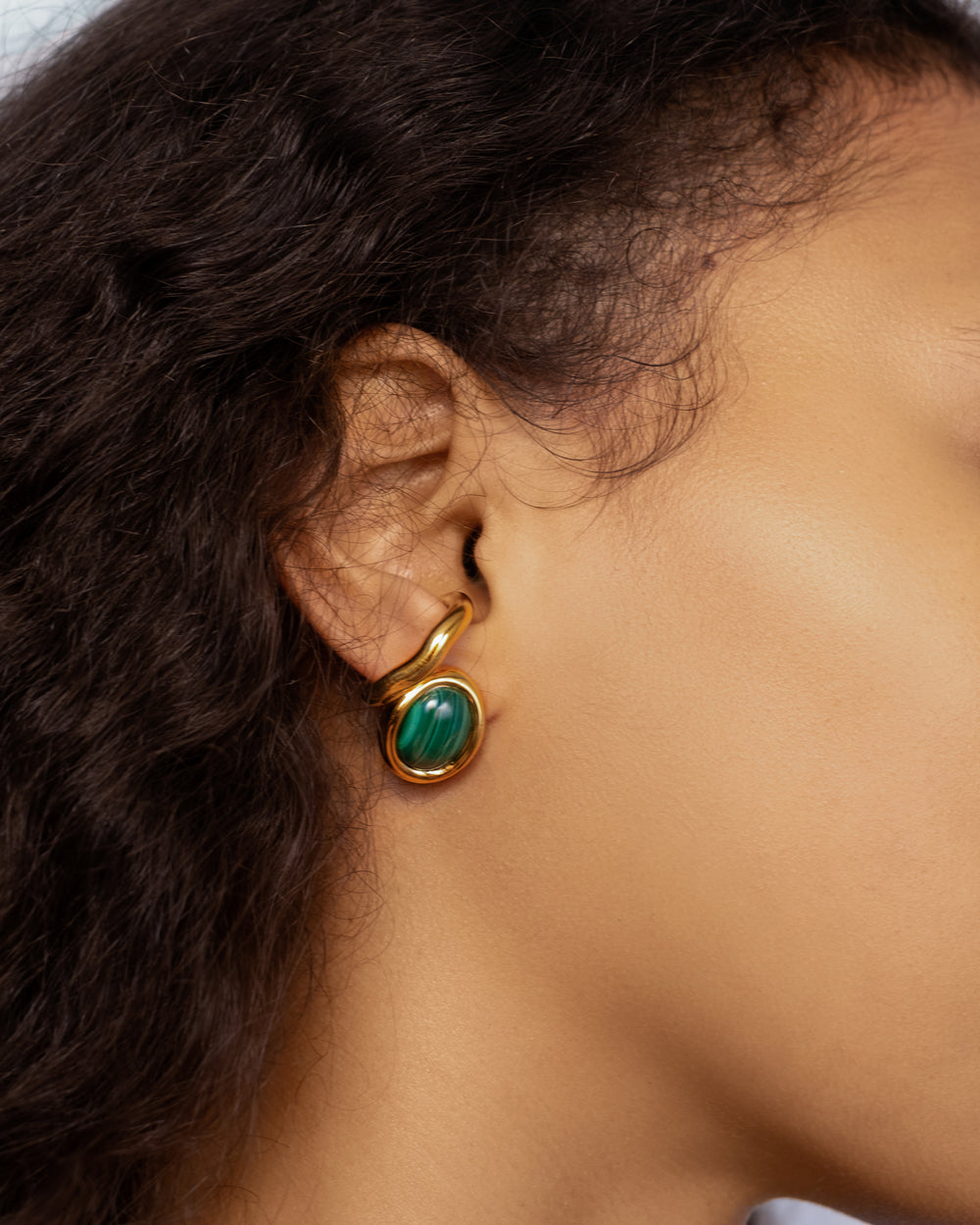 BO FRAMED MALACHITE VERMEIL & MALACHITE