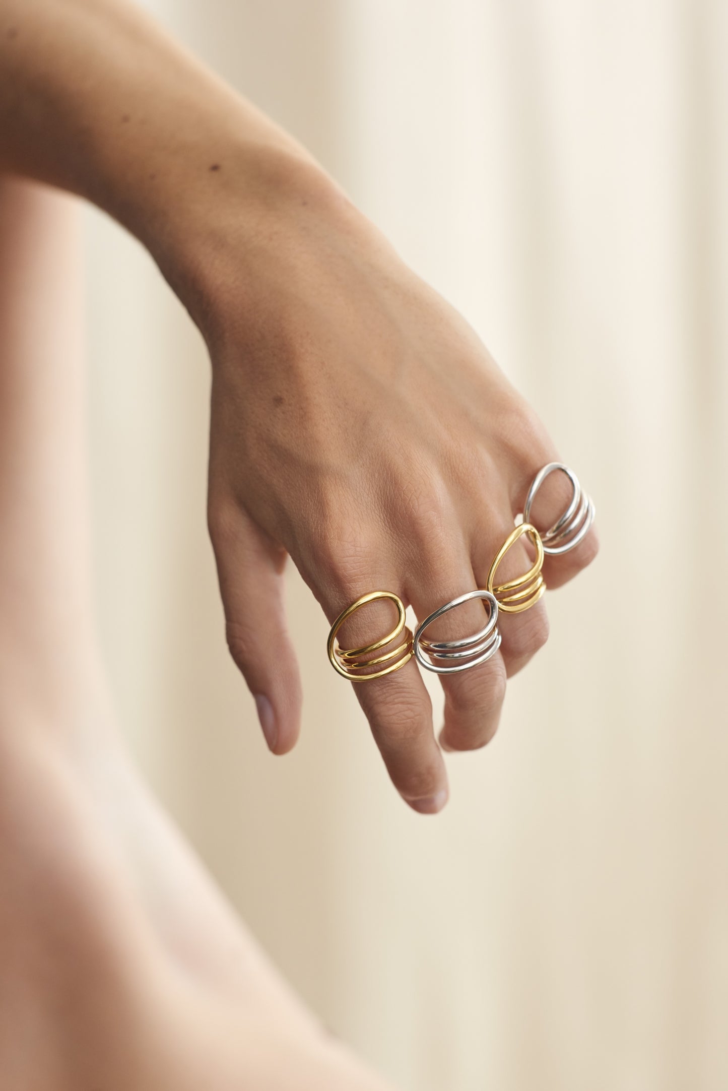 BAGUE PETIT ROUND TRIP ARGENT