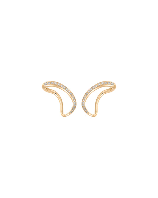BOUCLES D'OREILLES SLIDE OR JAUNE