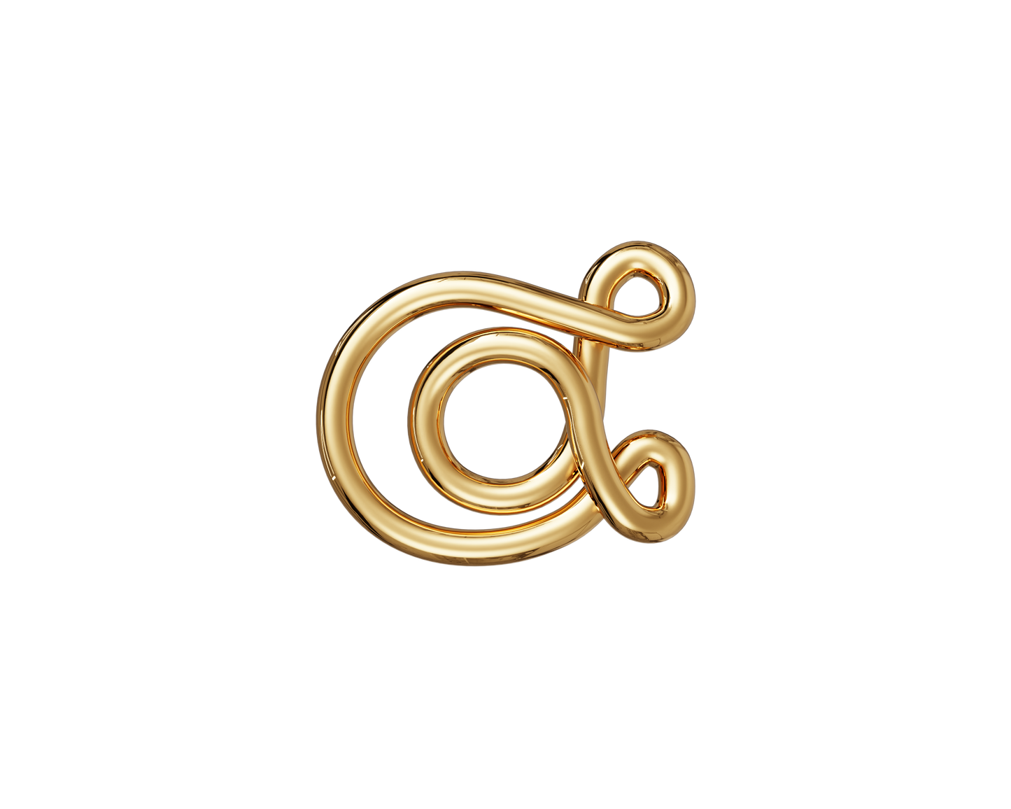 COLLIER ALPHABET A VERMEIL