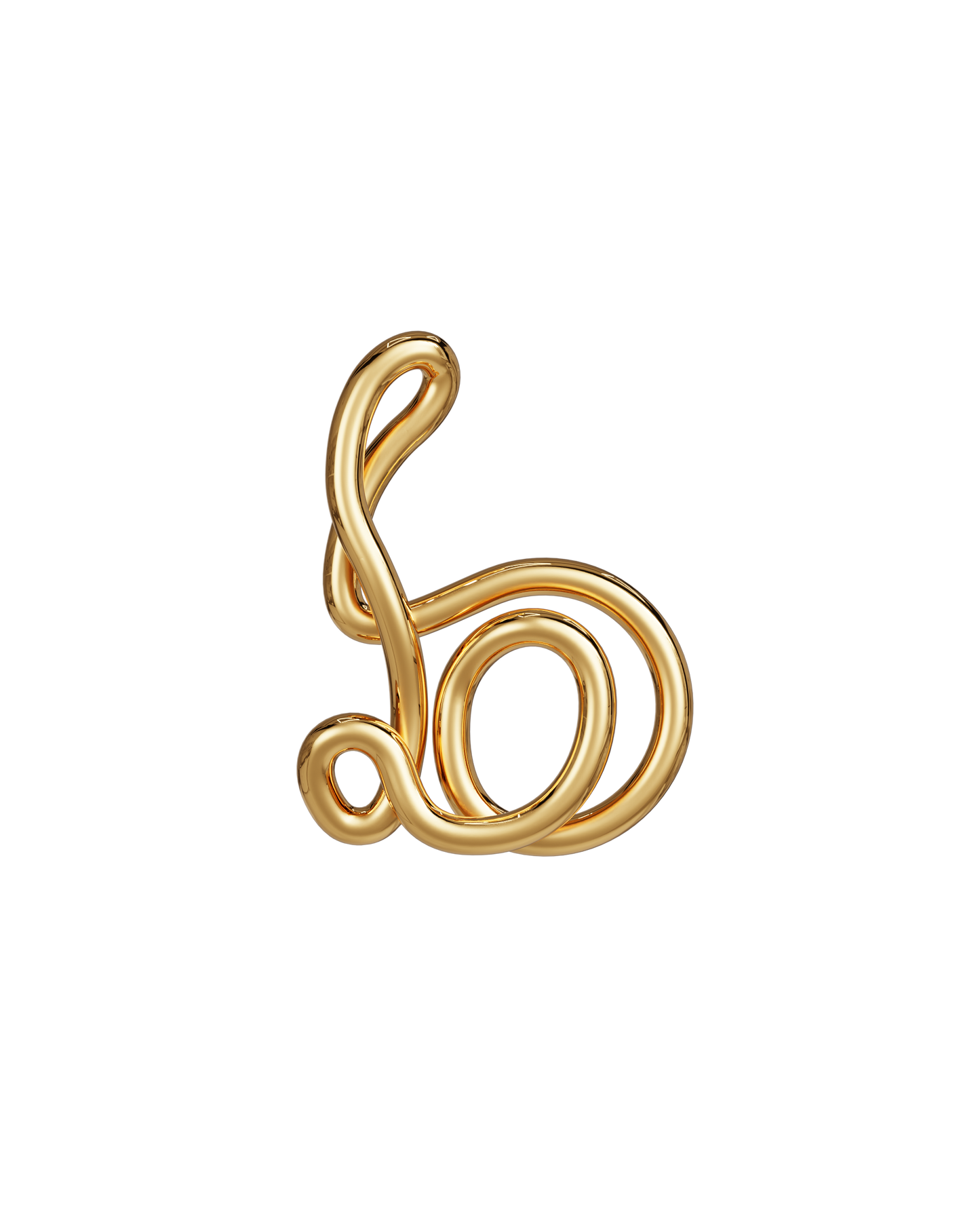 COLLIER ALPHABET B VERMEIL