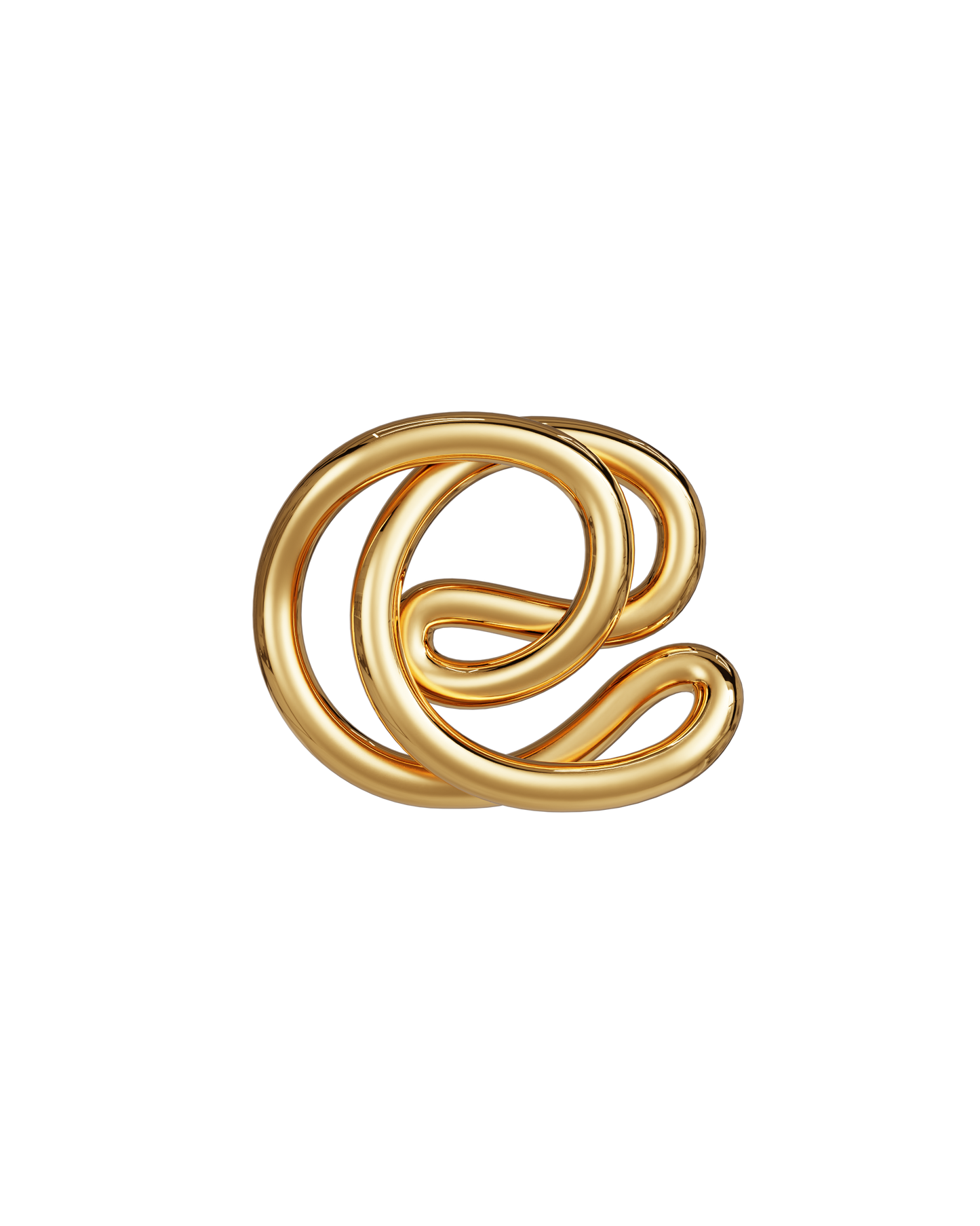 COLLIER ALPHABET E VERMEIL