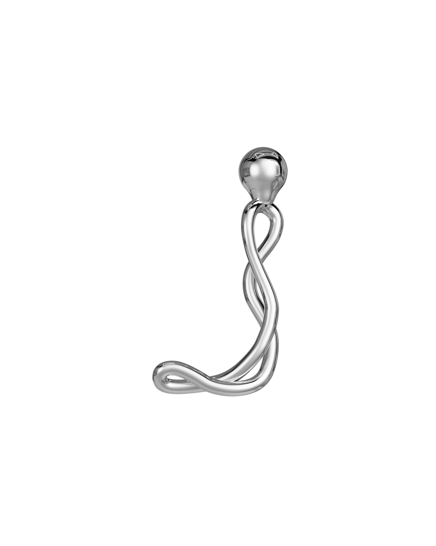 COLLIER ALPHABET J ARGENT
