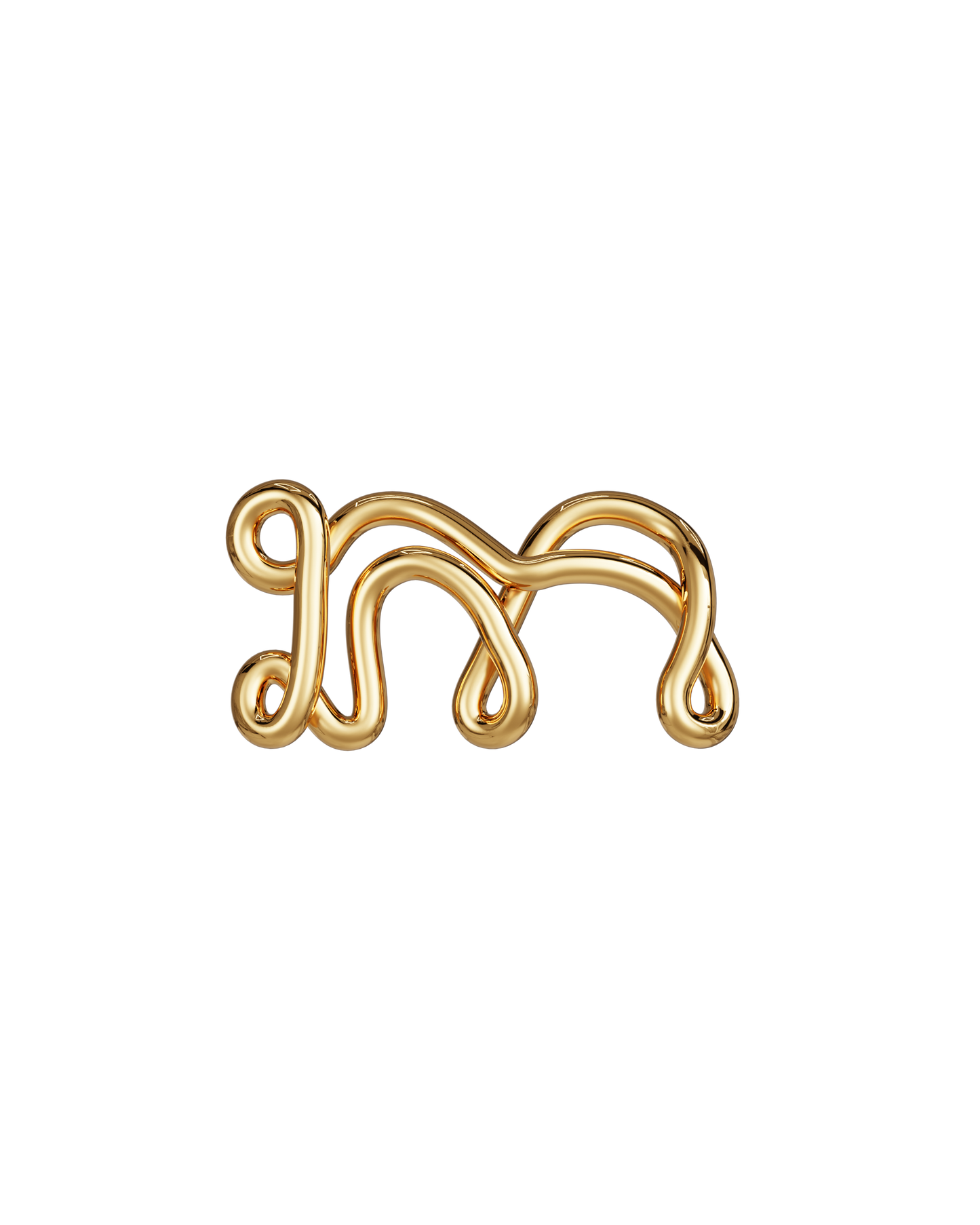 COLLIER ALPHABET M VERMEIL