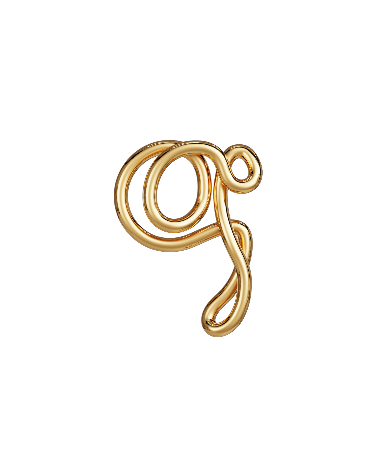 COLLIER ALPHABET Q VERMEIL