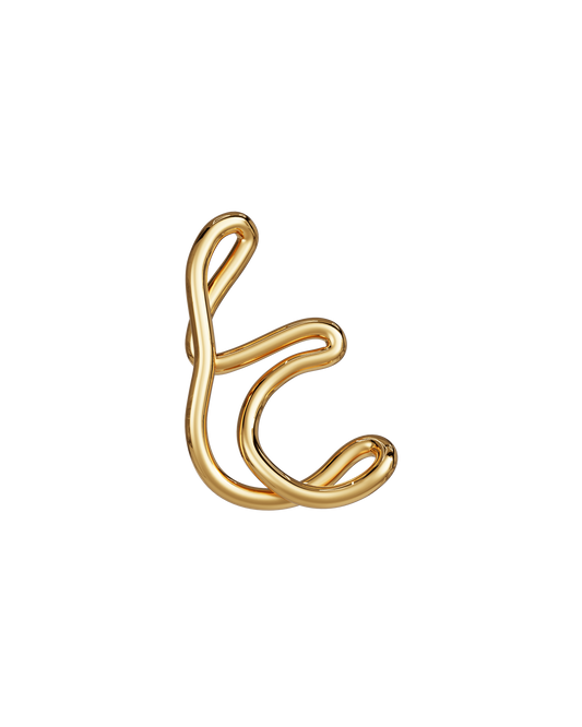 COLLIER ALPHABET T VERMEIL