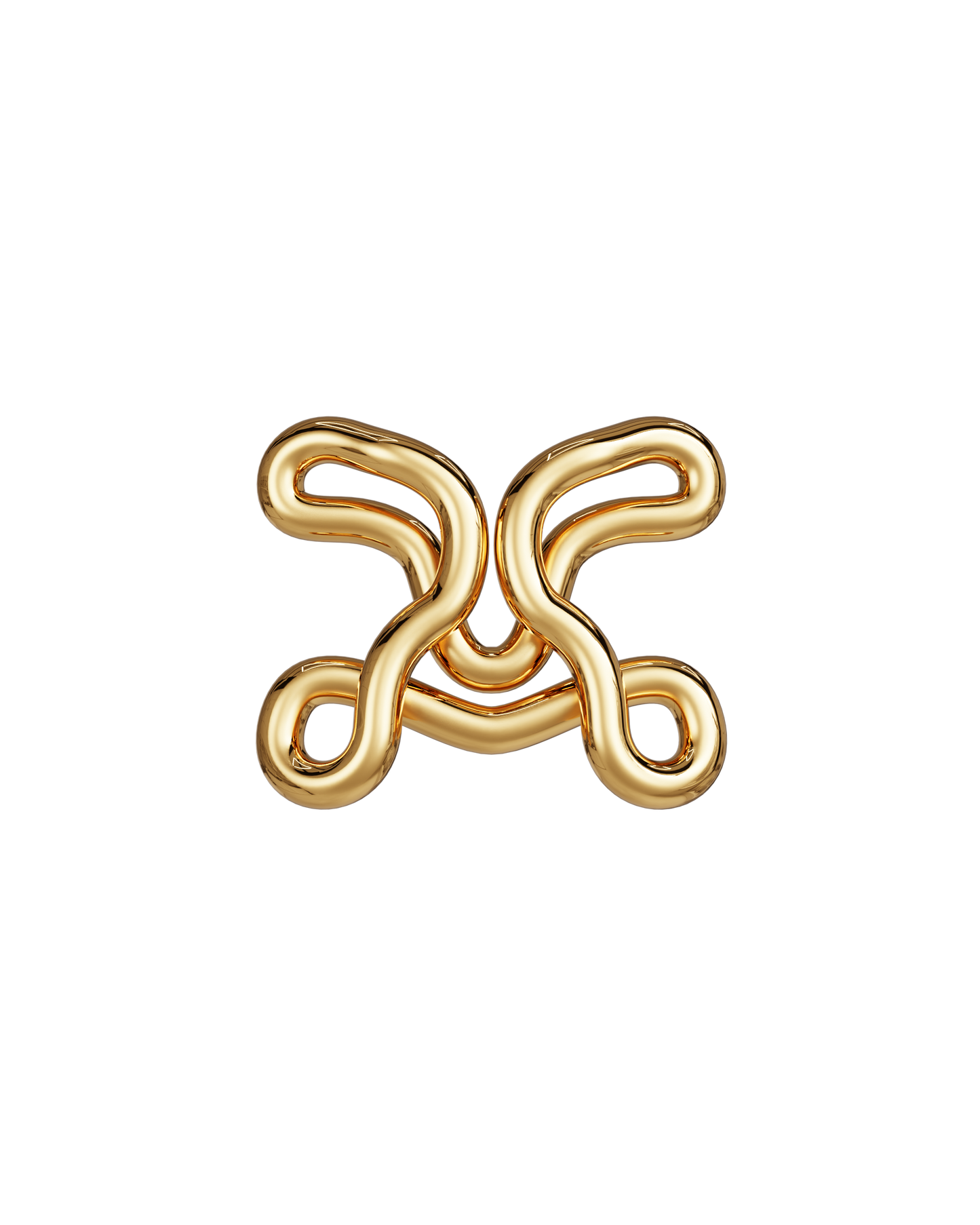 COLLIER ALPHABET X VERMEIL
