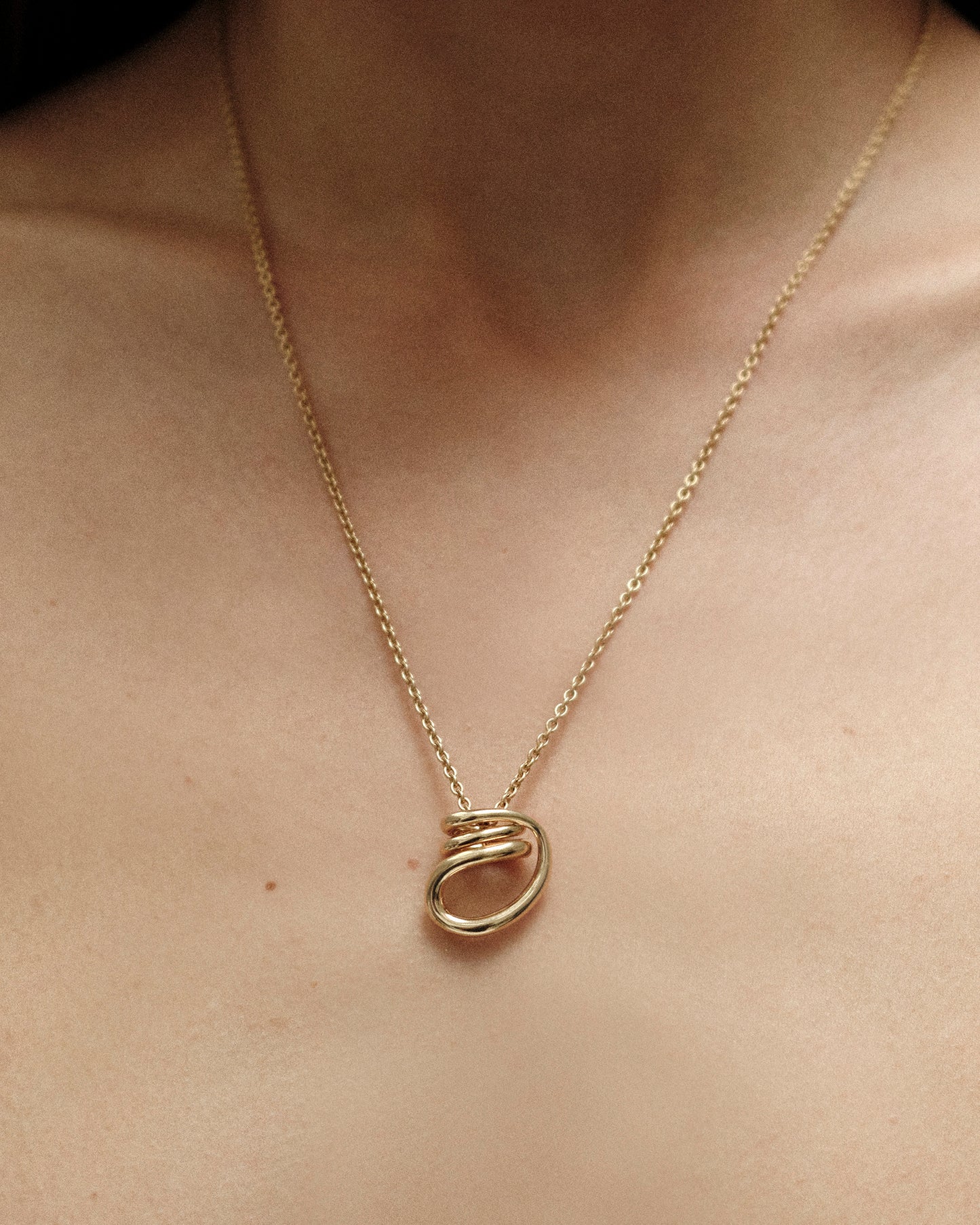 COLLIER PETIT ROUND TRIP  OR JAUNE