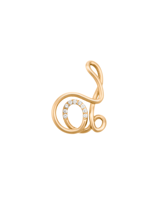 COLLIER ALPHABET D OR JAUNE ET OR JAUNE