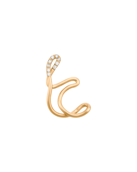 COLLIER ALPHABET T OR JAUNE ET OR JAUNE