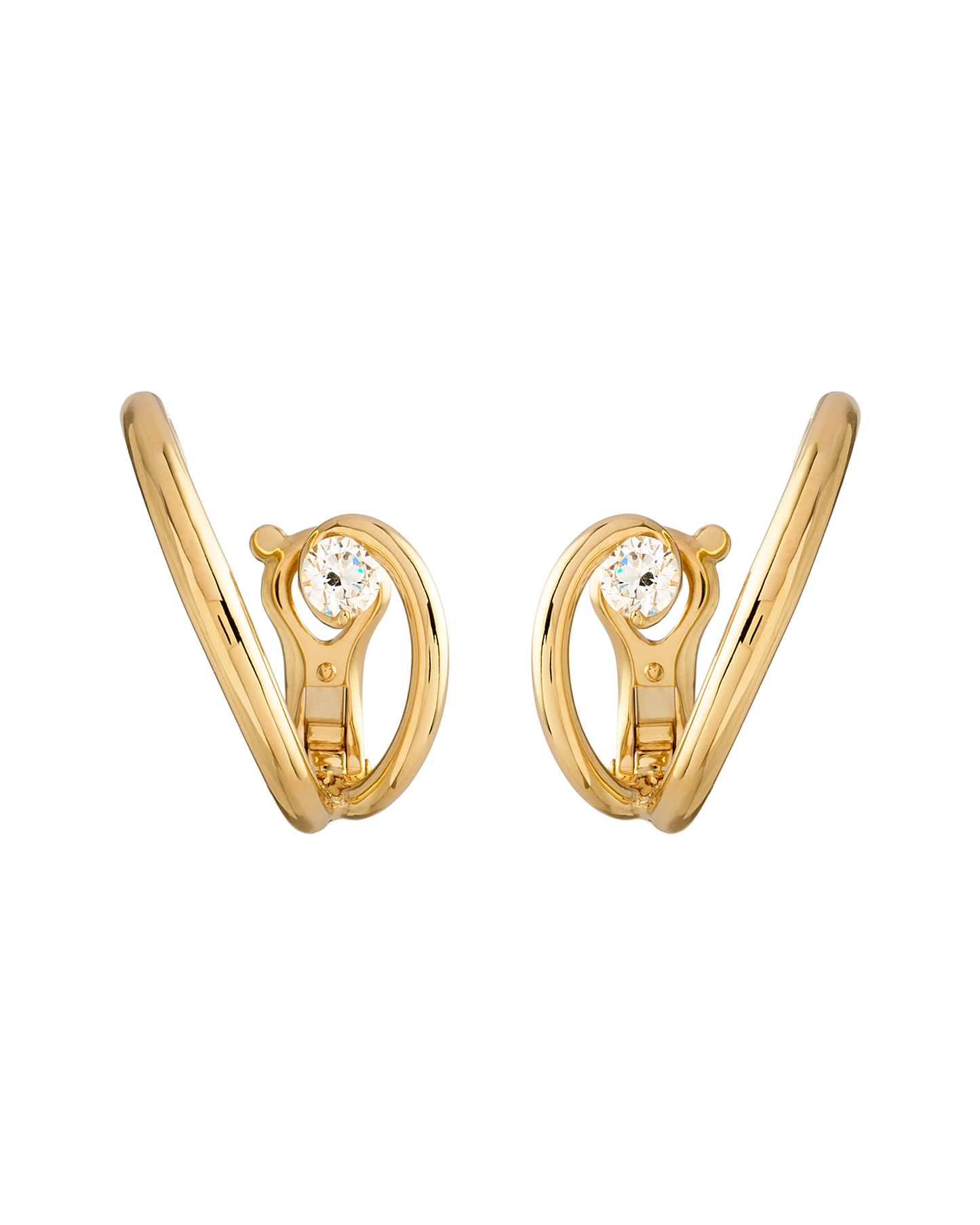 BO INNER SERTI SCULPTE OR JAUNE