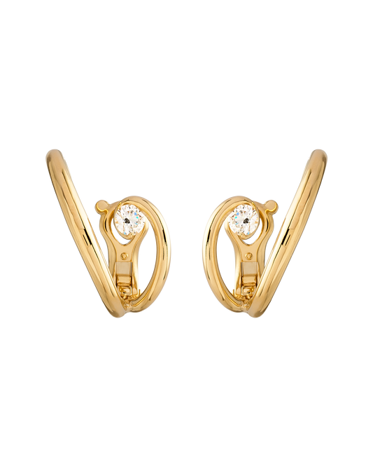 BO INNER SERTI SCULPTE OR JAUNE