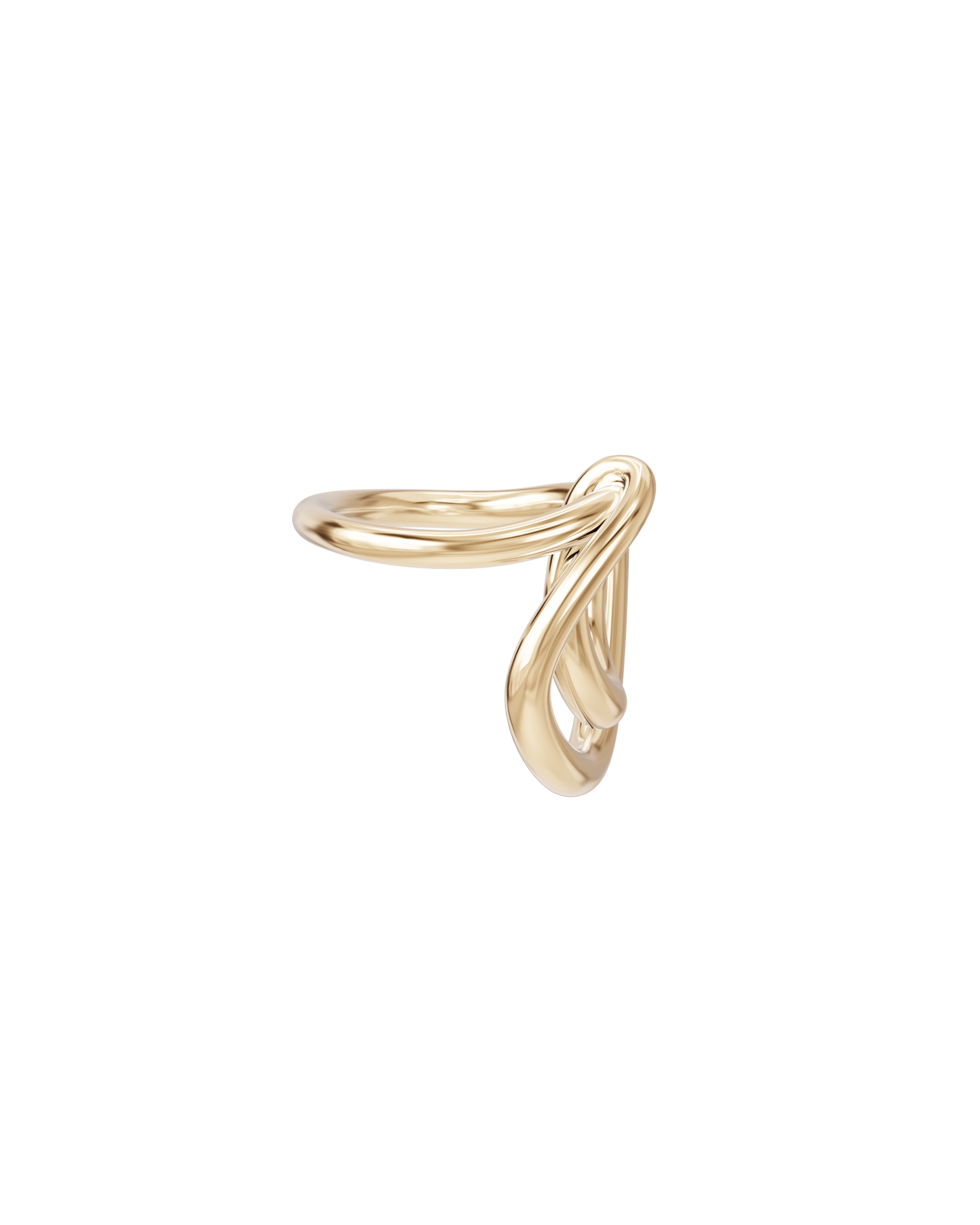 BAGUE DOUBLE LASSO VERMEIL