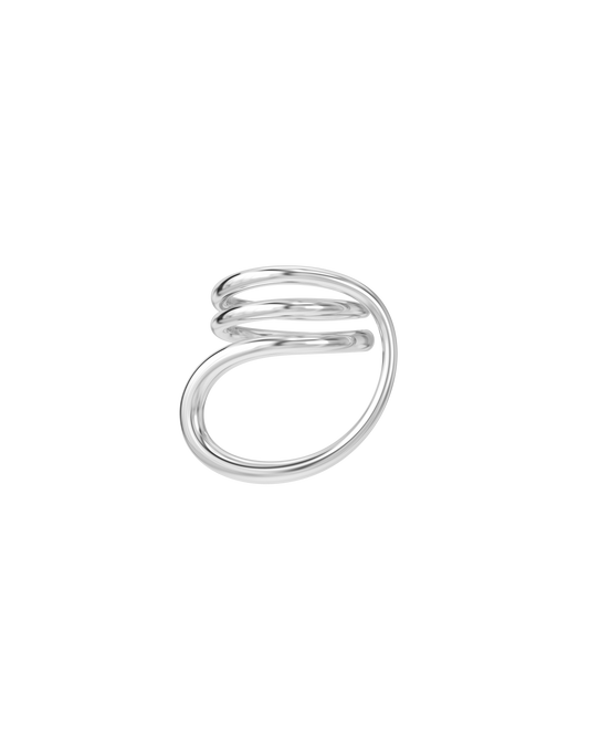 BAGUE ROUND TRIP ARGENT