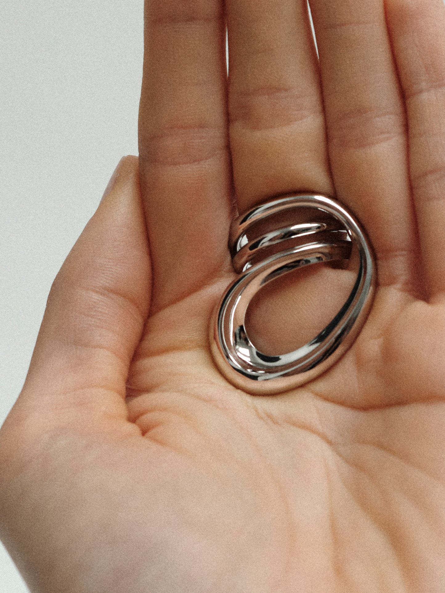 BAGUE ROUND TRIP BLOW ARGENT