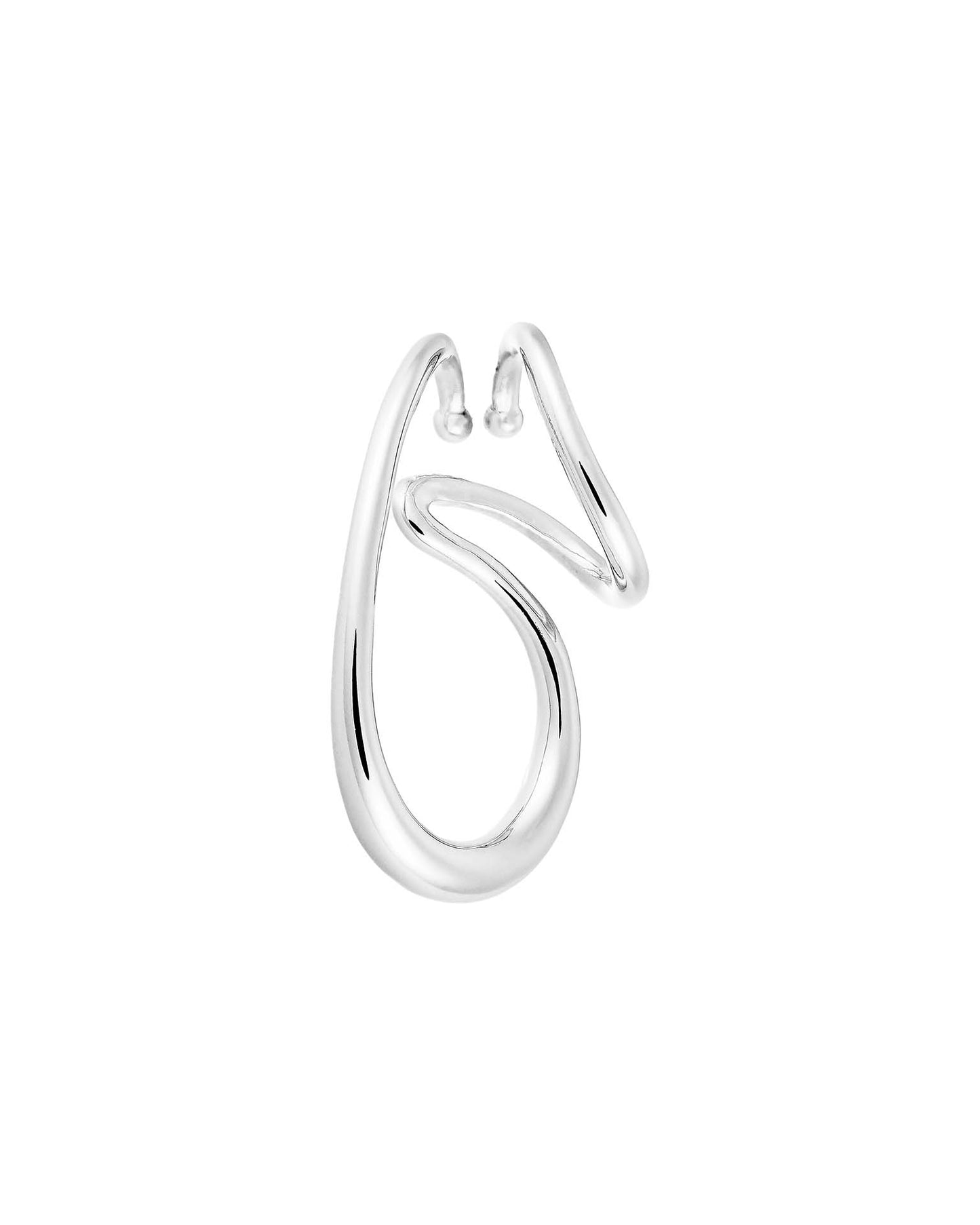 BOUCLE D'OREILLE DROP CUFF ARGENT