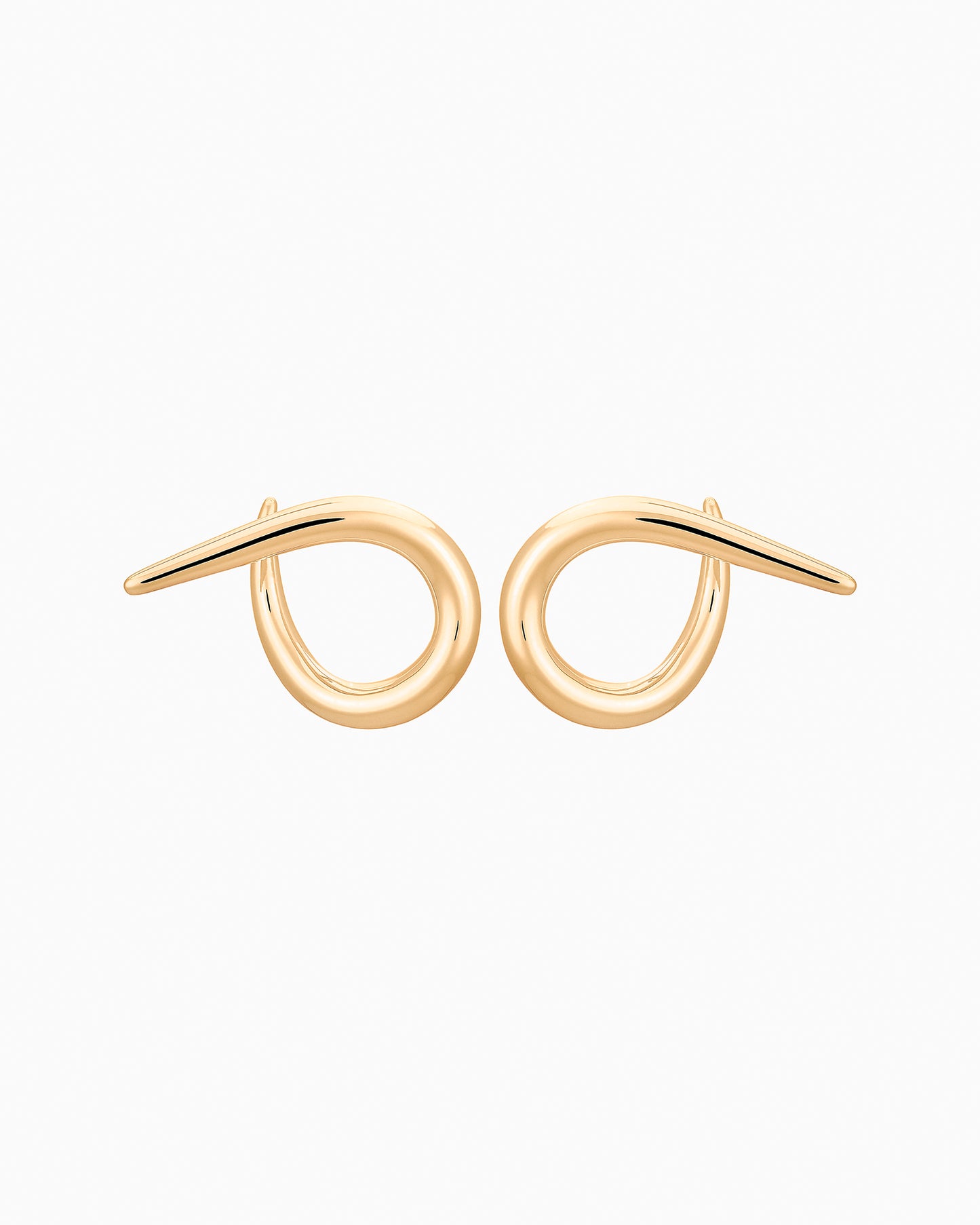 BOUCLES D'OREILLES PUNK HOOP VERMEIL