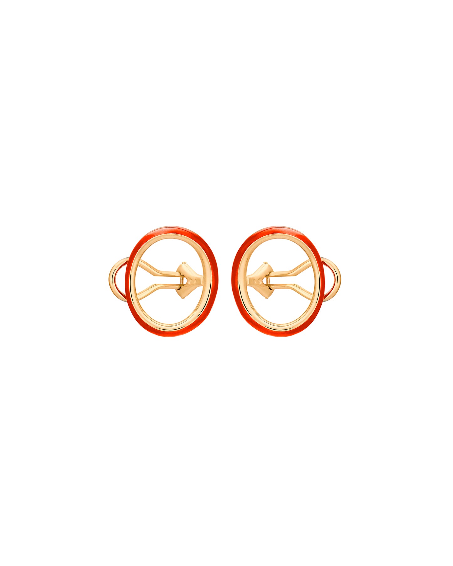 BOUCLES D'OREILLES NAHO M ORAN ORANGE