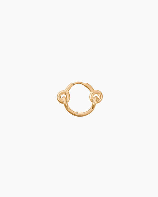 BOUCLE D'OREILLE PETIT TWIN VERMEIL