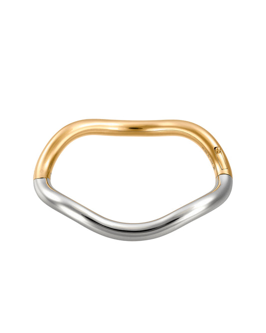 BRACELET WAVE VERMEIL ET ARGENT