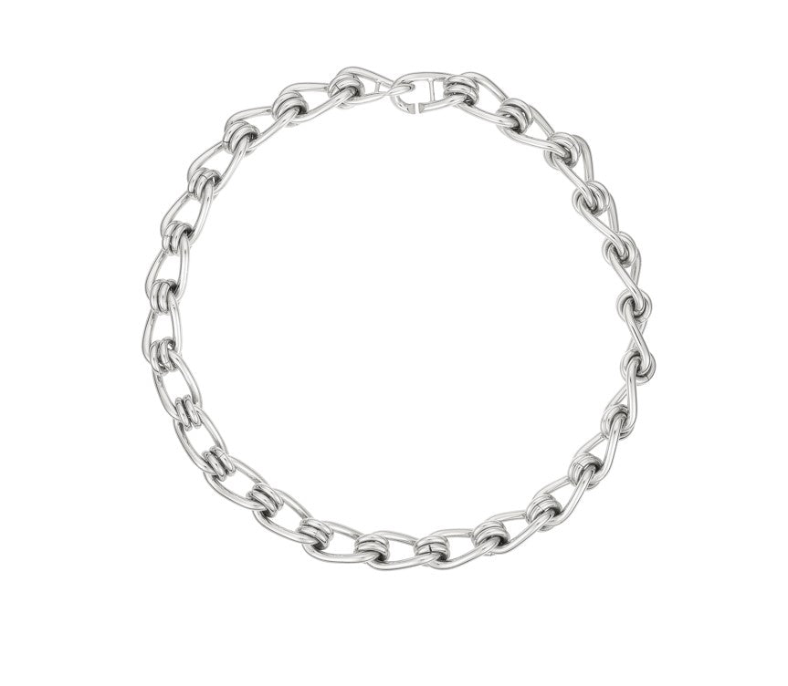 COLLIER CHAINE LINC ARGENT