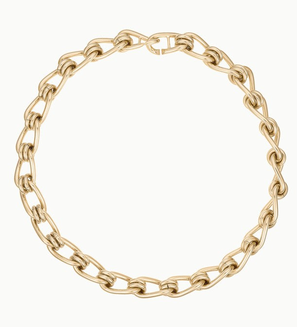 COLLIER CHAINE LINC VERMEIL