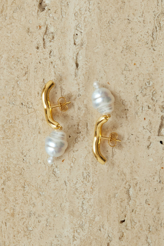 BO WAVE PERLES PAIRES BAROQUES & KESHIS BL