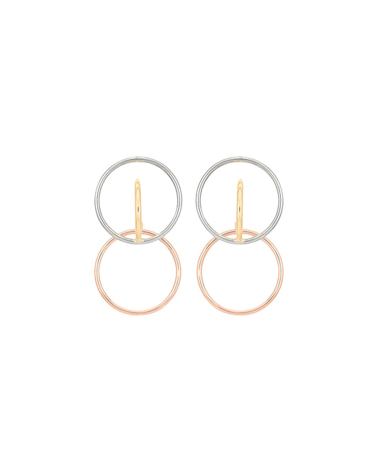 BOUCLES D'OREILLES GALILEA S VJ,VR & ARGENT