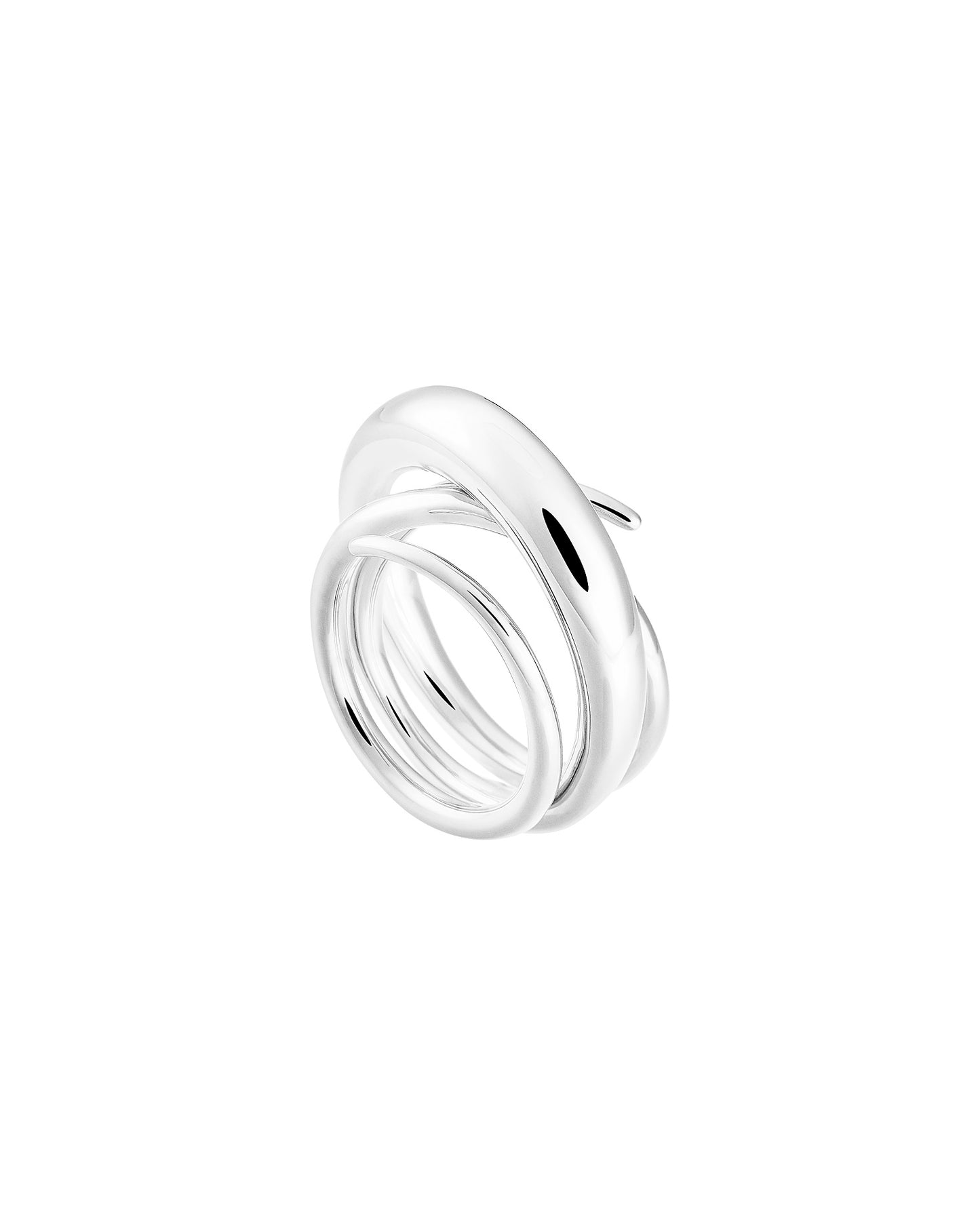 BAGUE HURLY BURLY ARGENT