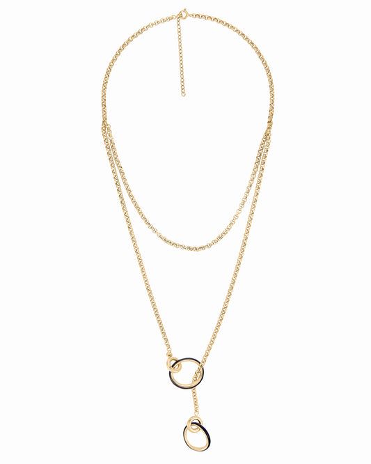 COLLIER MINI SYMI LAQUÉ NOIR