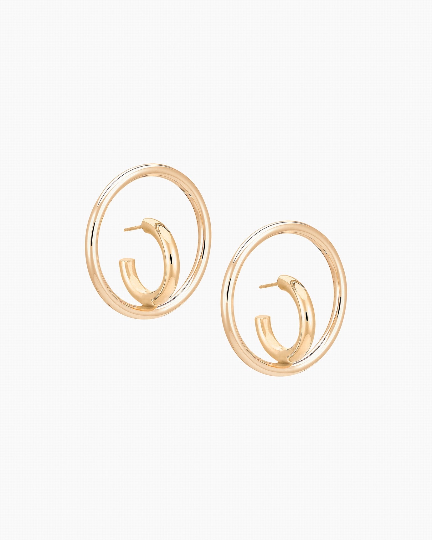 BOUCLES D'OREILLES SATURN BLOW VERMEIL