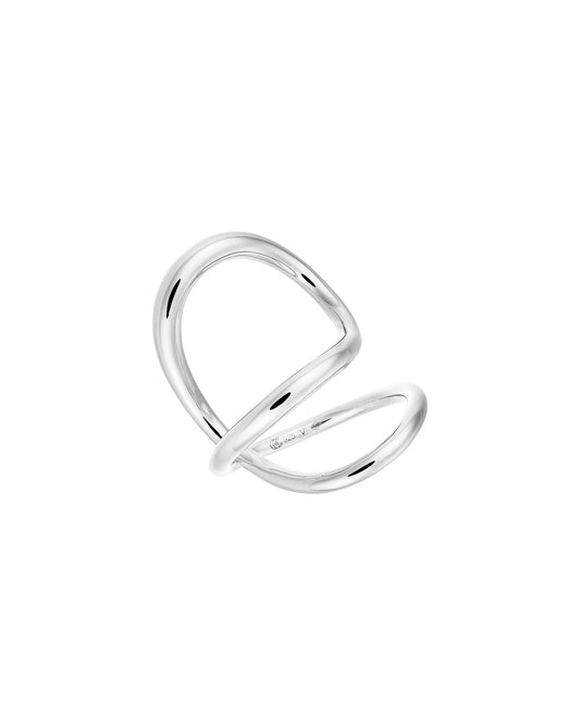BAGUE RIBBON ARGENT