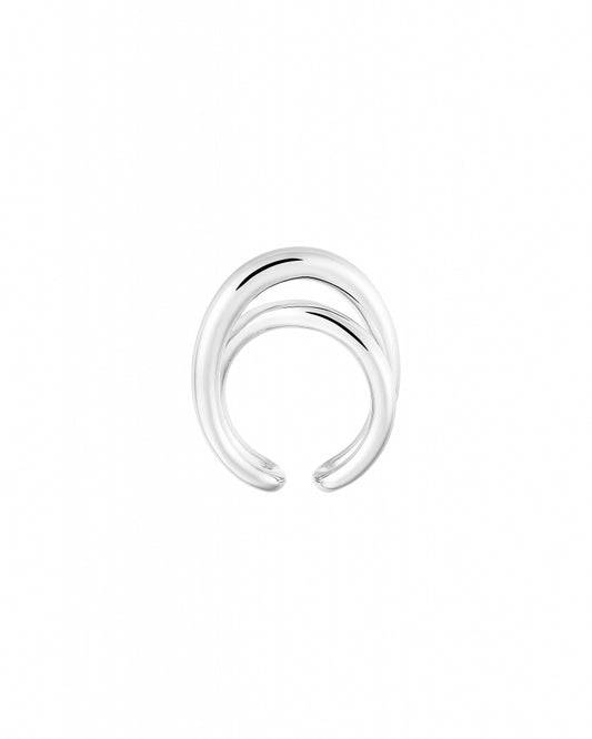 BAGUE INITIAL ARGENT