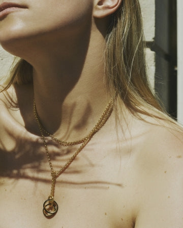 COLLIER MINI SYMI LAQUÉ NOIR