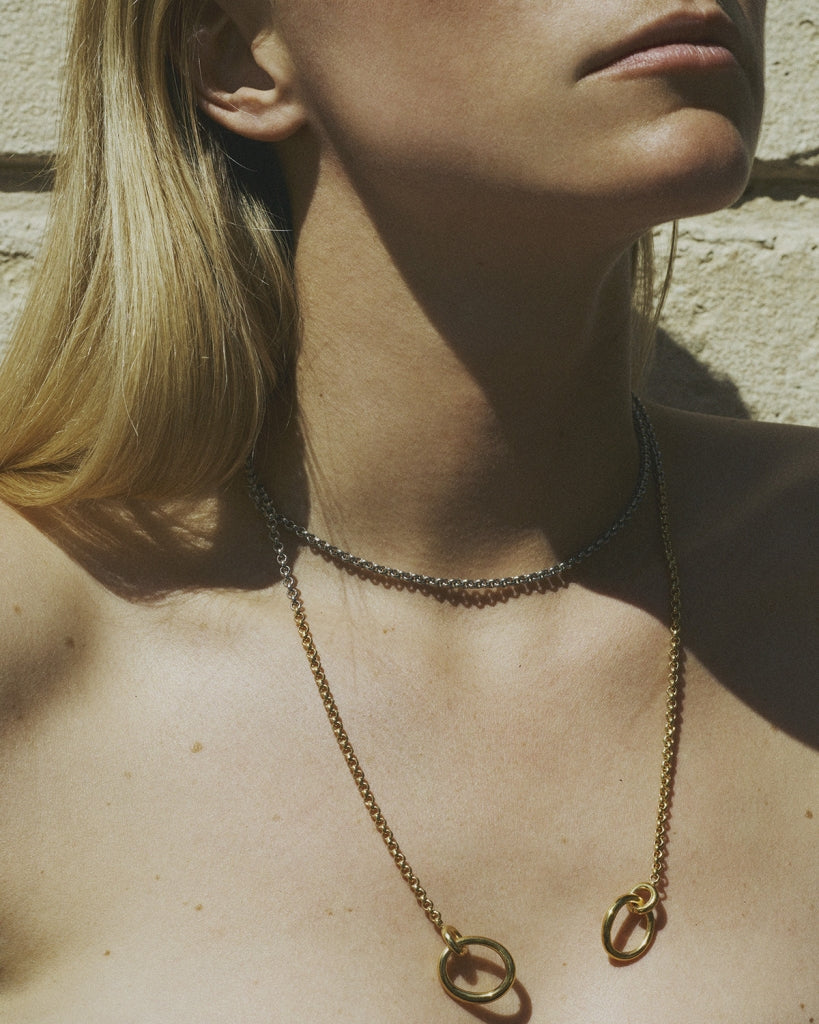 COLLIER MINI SYMI VERMEIL & ARGENT