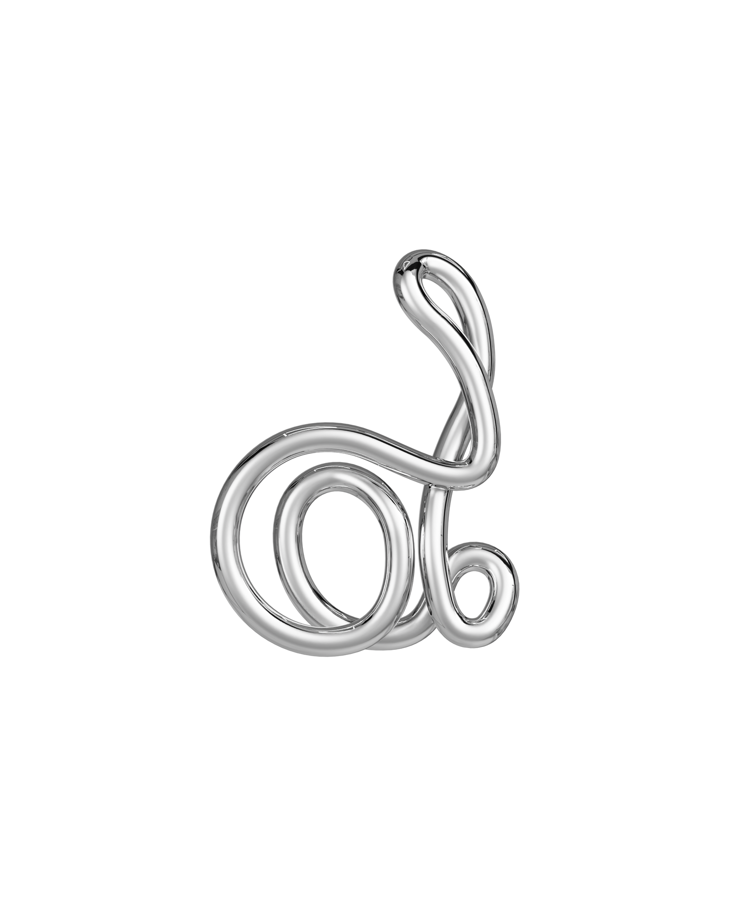 COLLIER ALPHABET D ARGENT