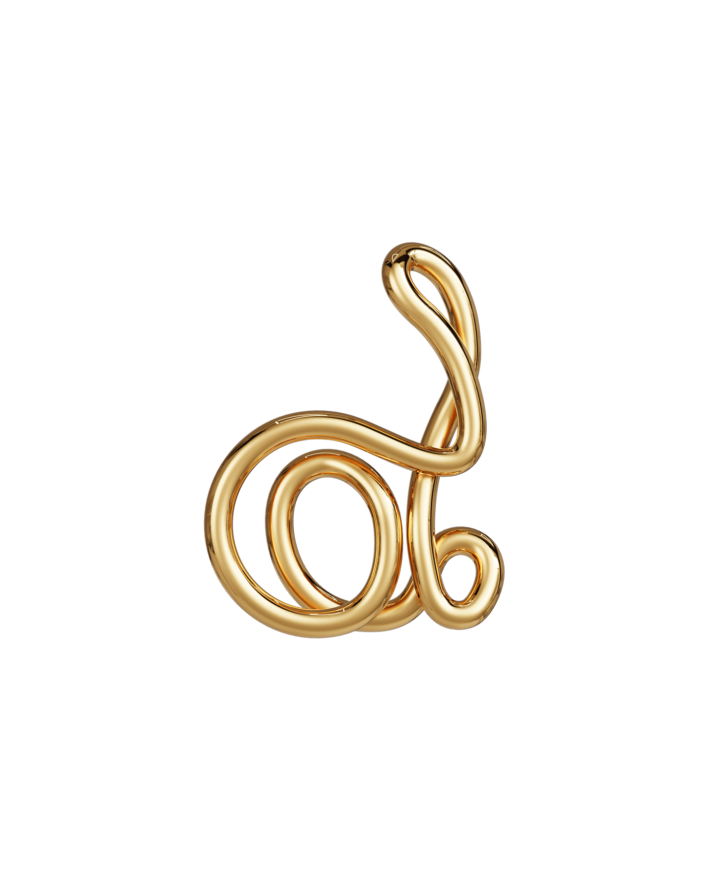 COLLIER ALPHABET D VERMEIL