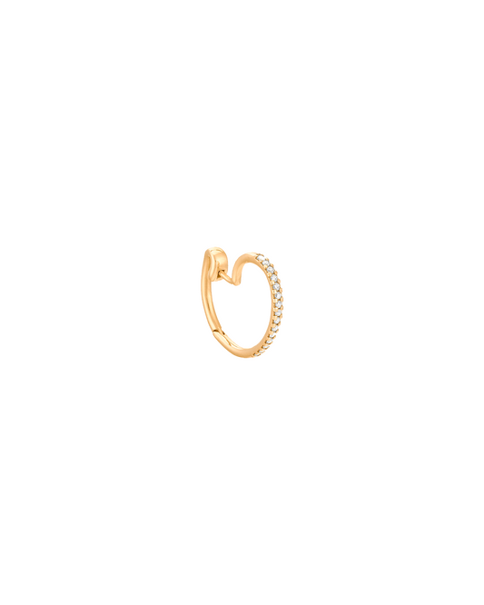 BOUCLE D'OREILLE CLOUD S OR JAUNE