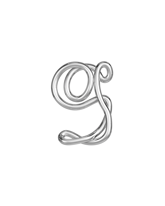 COLLIER ALPHABET G ARGENT
