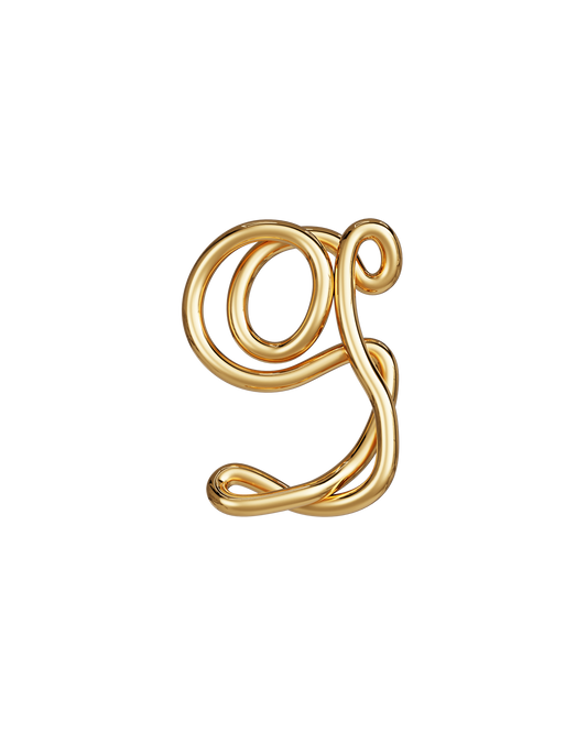 COLLIER ALPHABET G VERMEIL