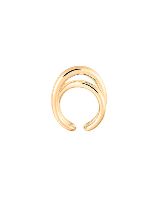 BAGUE INITIAL VERMEIL