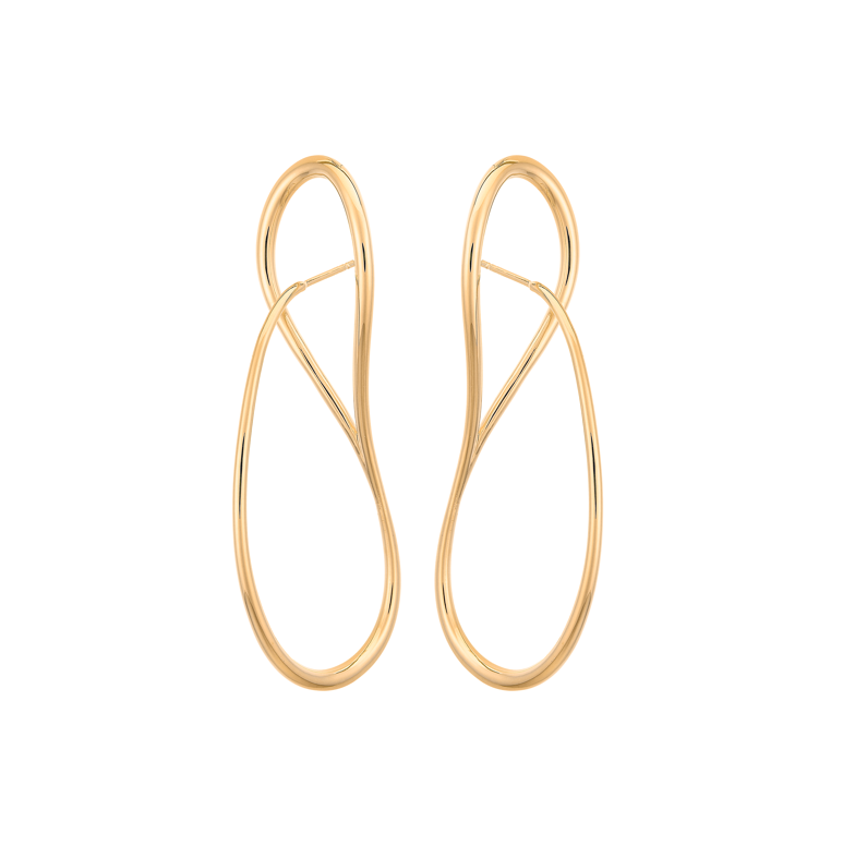 BOUCLES D'OREILLES NEEDLE HOOP VERMEIL