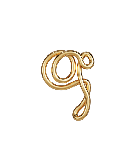 COLLIER ALPHABET Q VERMEIL